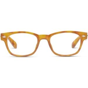PEEPERS NWT Clark honey tortoise blue light reading glasses